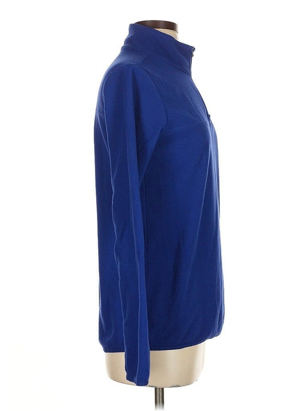 The North Face Blue 1/4 Zip Fleece Pullover | Athleisure 90s Minimalist Gorpcore - Picture 5 of 11